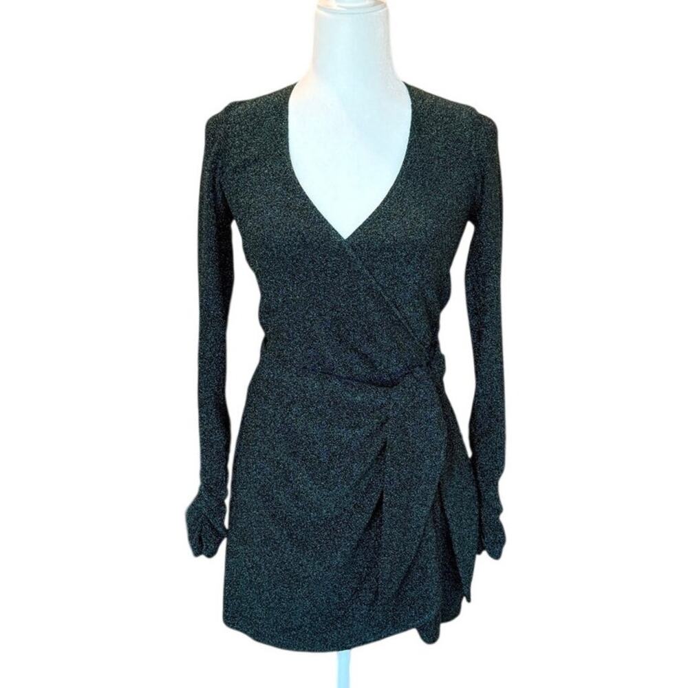Show Me Your Mumu Kimora Mini Dress Emerald Sparkle NWT Small - Picture 2 of 8